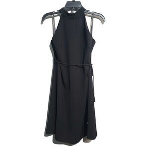 White House Black Market Belted Halter Shift Dress NWT Size 6